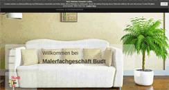 Desktop Screenshot of malerfachgeschaeft-budt.de