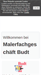 Mobile Screenshot of malerfachgeschaeft-budt.de